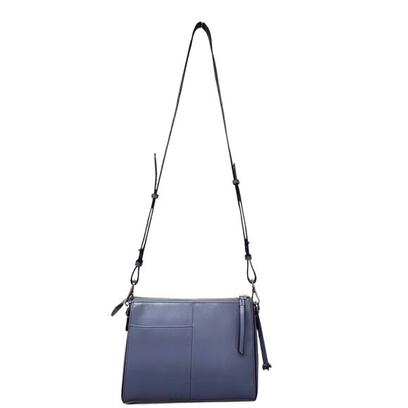 Radley London Selby Street Leather Small Zip Top Crossbody Shoulder Bag Blue - Picture 3 of 9